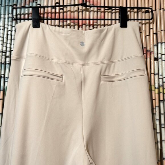 WILLIT, Wide-Leg Pull-On Yoga Trouser Pants with Pockets, Cream, Medium - Picture 5 of 15